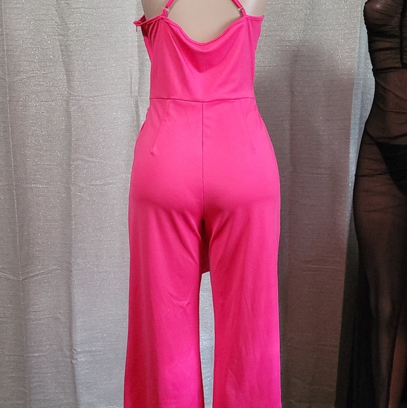 Fashion pink Jumpsuit new size S. Xl,2XL available. PRICE TODAY ONLY 🚨 - Picture 6 of 7